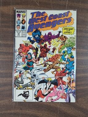 Marvel The West Coast Avengers Comic Book #28 January 1987 Bagged